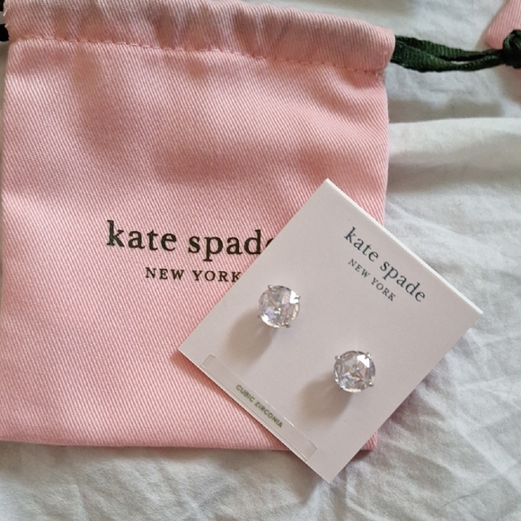 kate spade Jewelry - Kate Spade Crystal Stud Earrings NWT